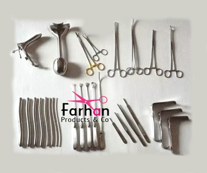Dilation and Curettage (D&C) Set Gynecology Surgical Instruments