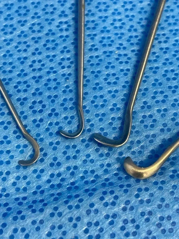 V. Mueller NL3785-131/133 Hardy Rhoton Curved Elevator Set Transsphenoidal Neuro