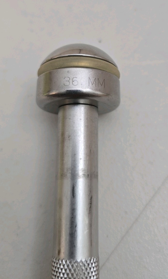 Zimmer Liner Inserter, 36mm Poly Impactor Orthopedic Surgical Hip Instrument