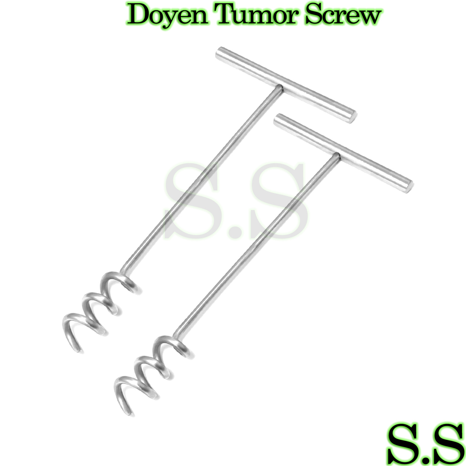 2 Doyen Tumor Screw 1″ Dia. Gyno Surgical Instruments
