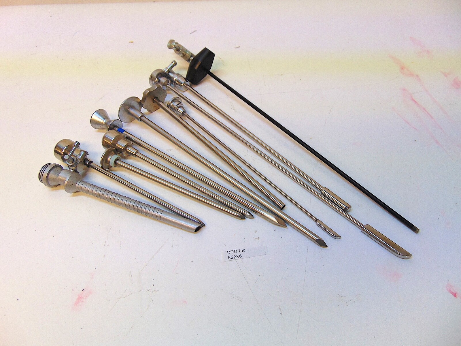 Lot Of 11 Trocars, Obturators & Cannula Storz, R.Wolf S5236x