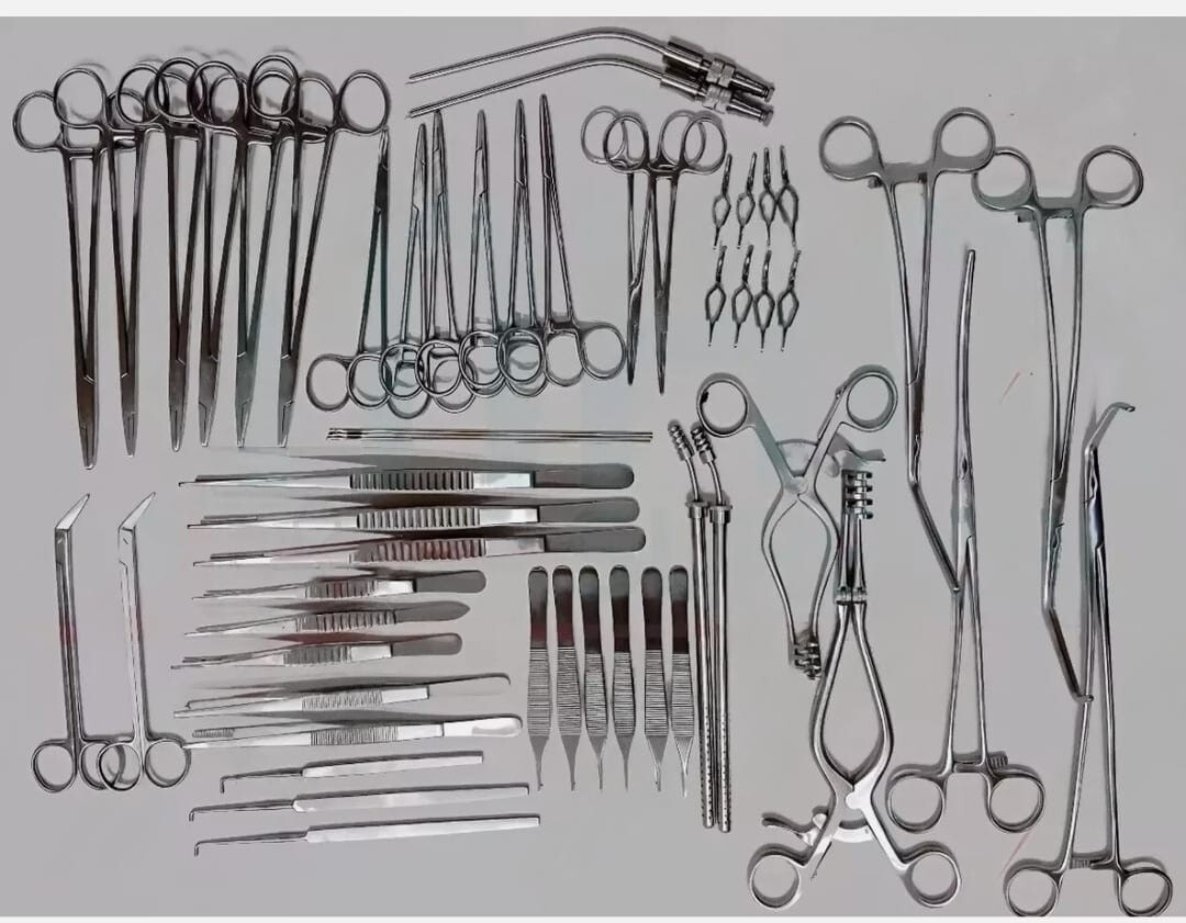 52 Pieces Vascular Surgery Surgical Instruments Set