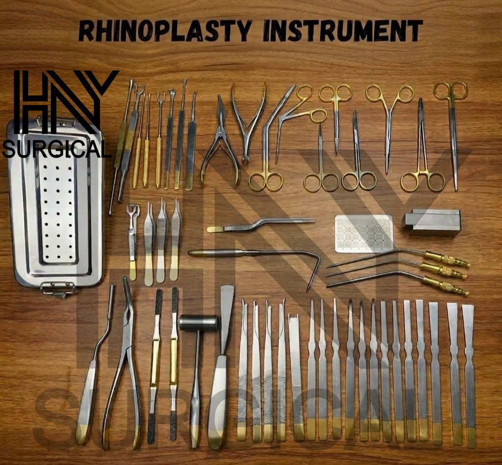 Rhinoplasty Instrument Set of 53 Pcs – Nose Surgery, Plastic Surgery Instruments