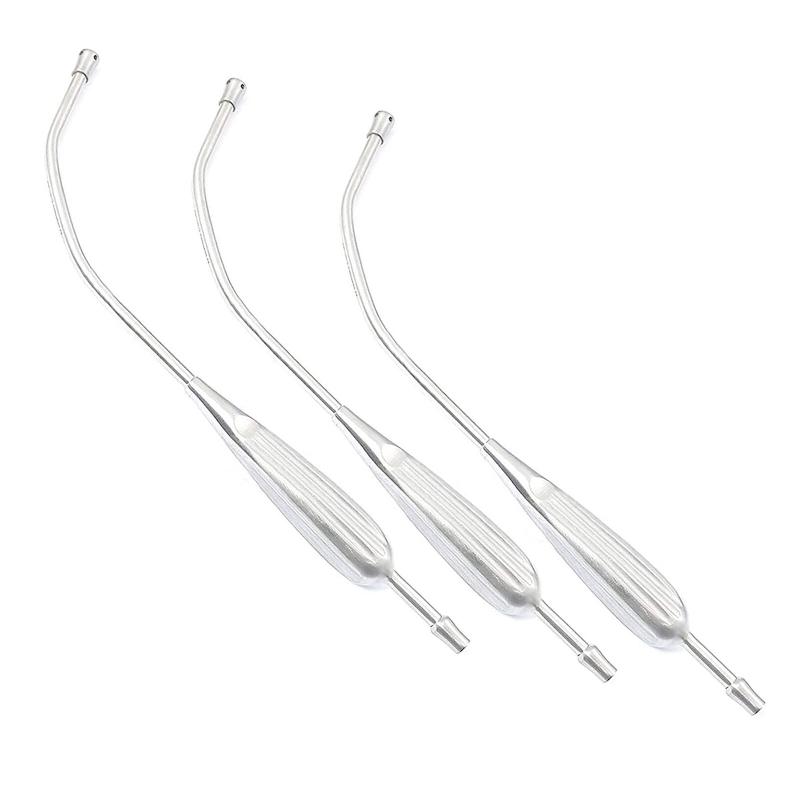 3 Pcs Surgical Yankauer Suction Tube 11.75″ Removable Tip 10mm Instruments