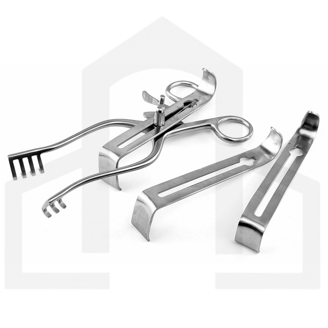 Henley Self Retaining Retractor With 3 Center Blades Surgical Instruments