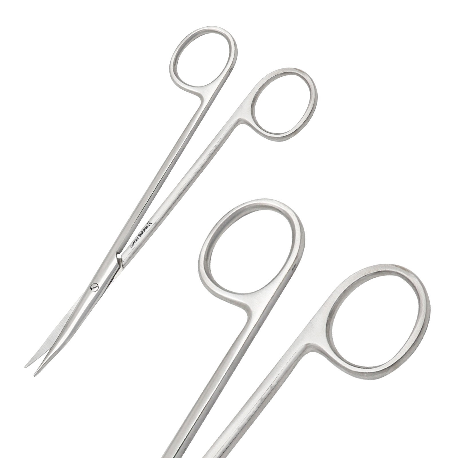 Surgical Reynolds Scissors Curved 15cm Stainless Steel Operating Instruments