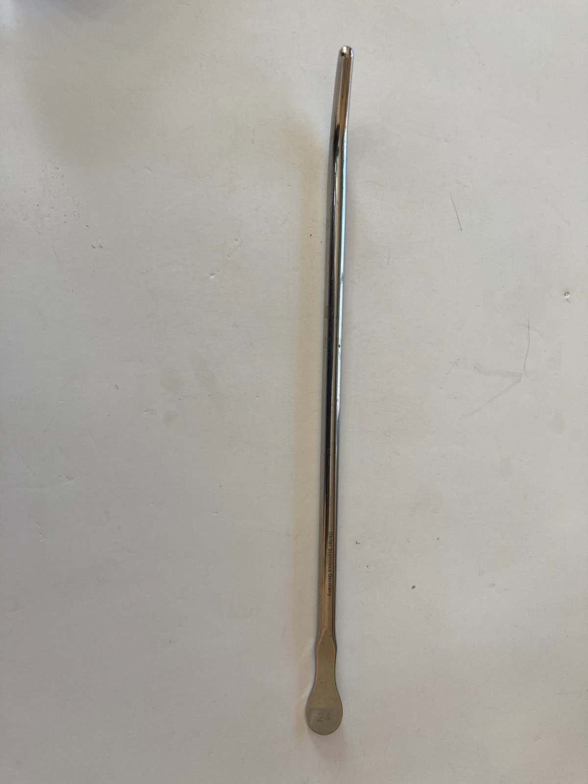 Sklar Van Buren Urethral Sound Curved Round Tip Urology Instrument Stainless
