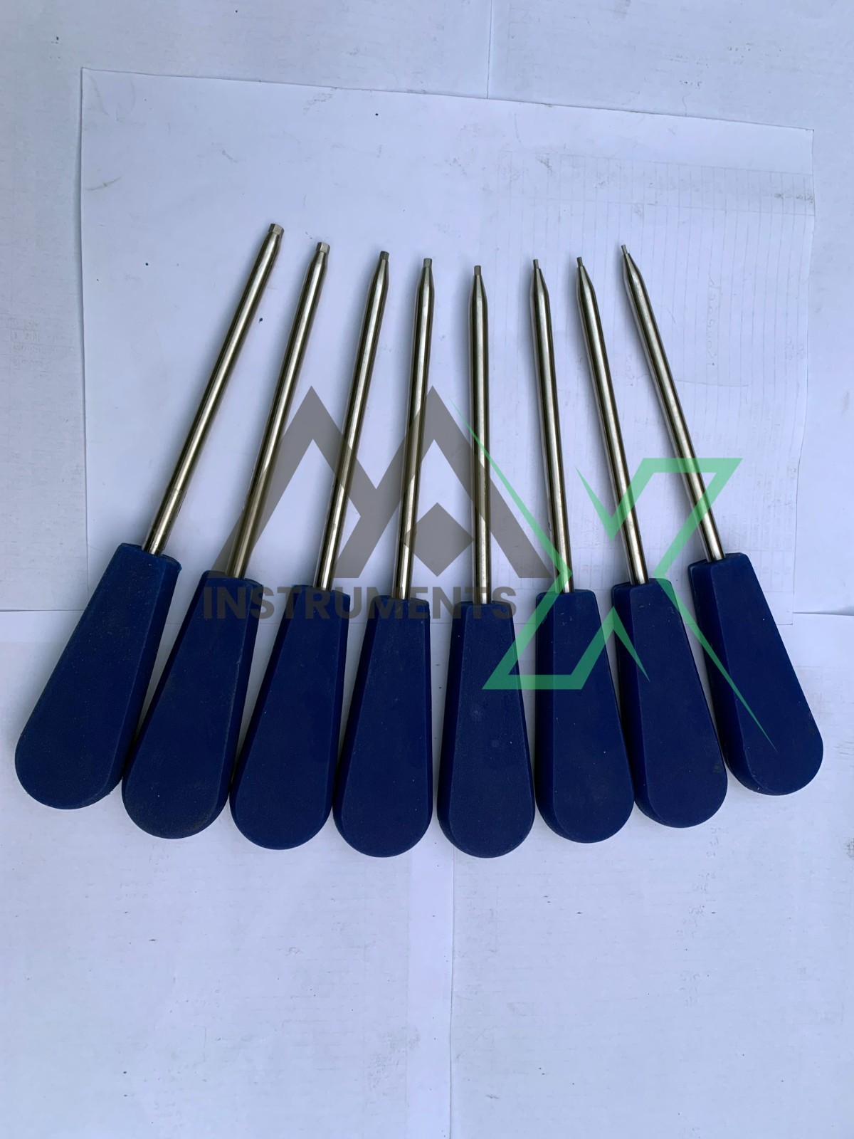 8PCS Set Bone Screwdriver Hex Head Orthopedics Premium Veterinary Instruments,