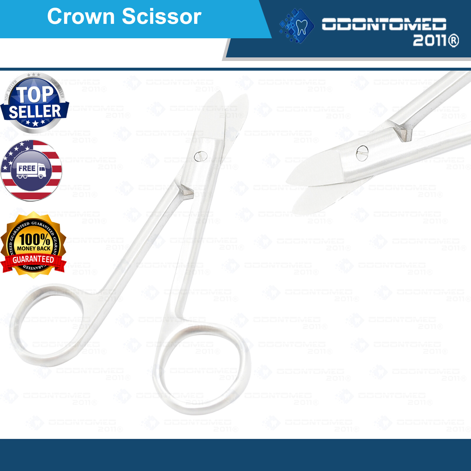 Professional High Quality 5 Pieces Different Scissors Surgical Instruments.