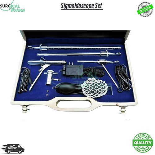 New Premium Grade Sigmoidoscope Set OB Gynecology Surgical Instruments-A+