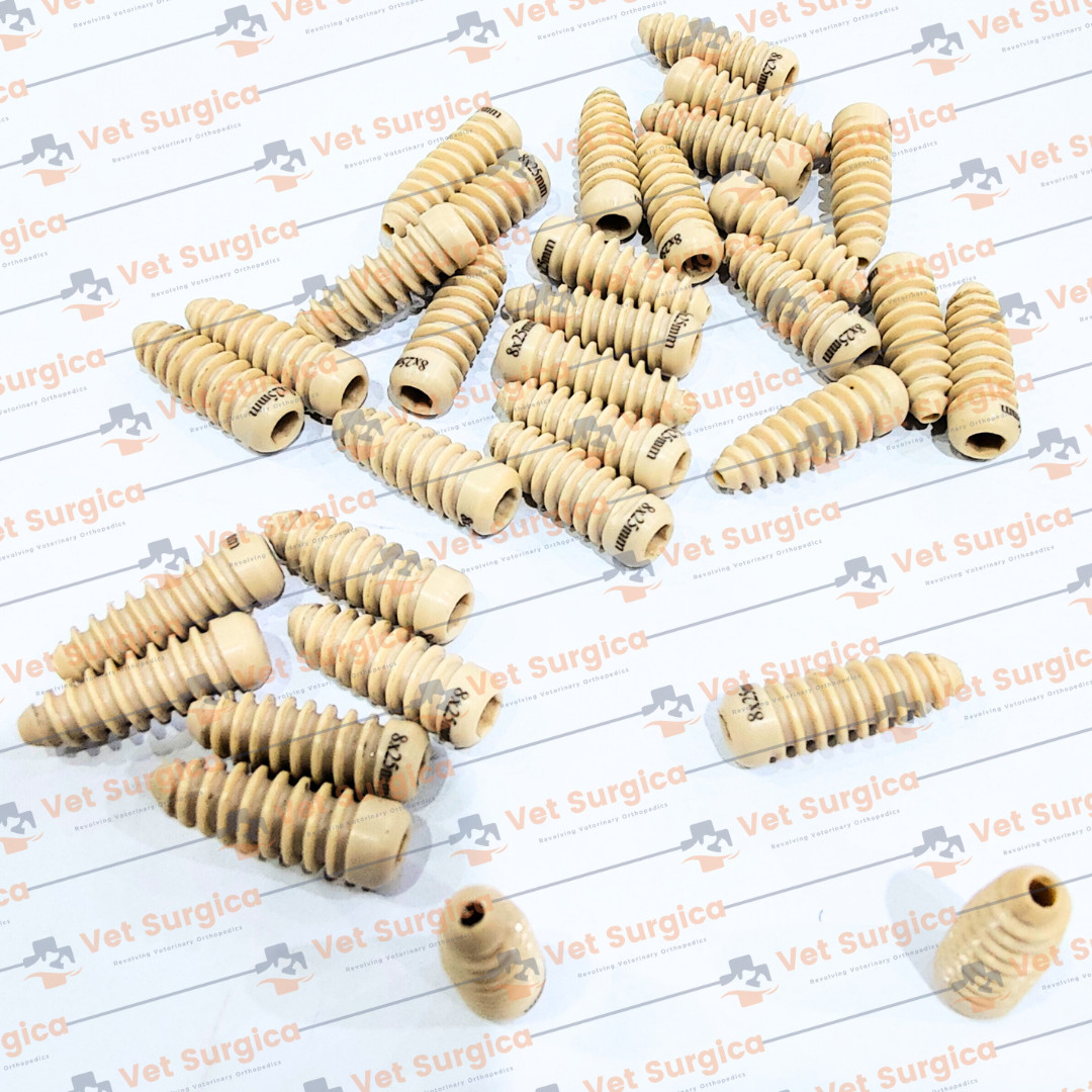 ACL Interference Screw Dia-10mm Length 25mm, 30mm and Screwdriver 11Pcs Set Peek