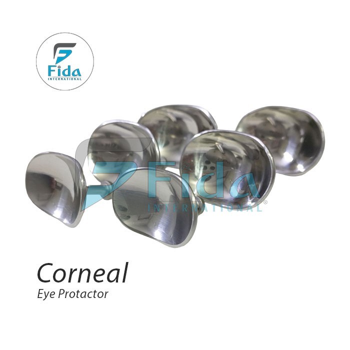 New Corneal Laser Eye Sheild Protector Small Medium Large 6pcs Stainless Steel