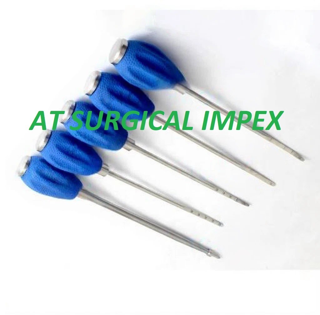 Spine Surgery Prods & Awls Set Orthopedic Instruments 5 Pcs Steel