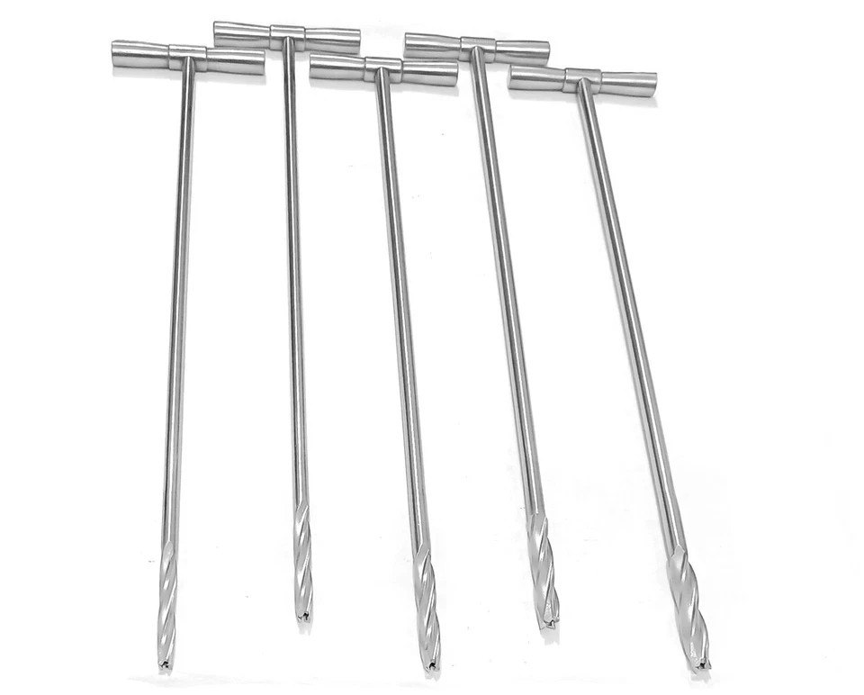 Cannulated T Handle Reamer 8mm to 12mm Lot of 5pcs Stainless Steel Instrument