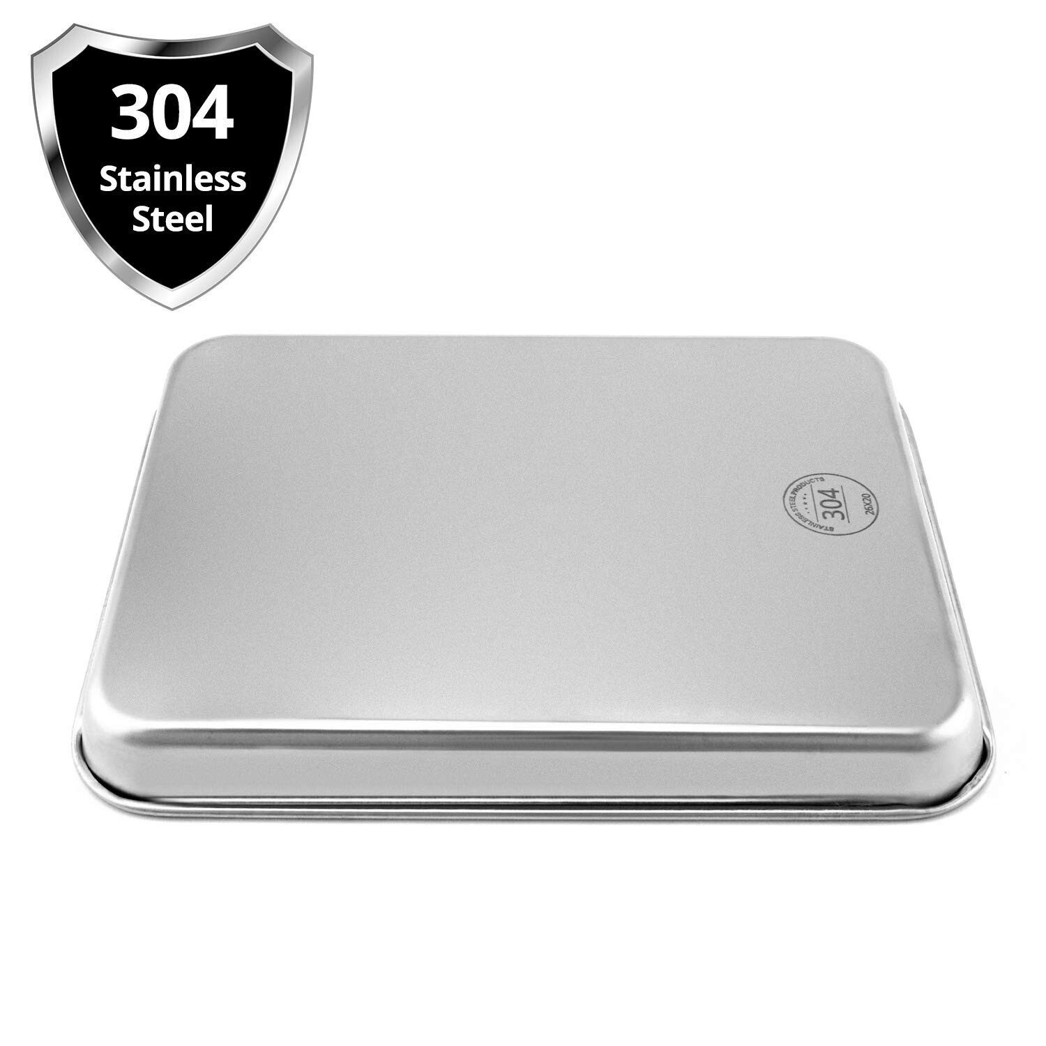 “Stainless Steel Surgical Tray 10×7.8×1” for Tattoo, Medical Tools, Flat Bottom