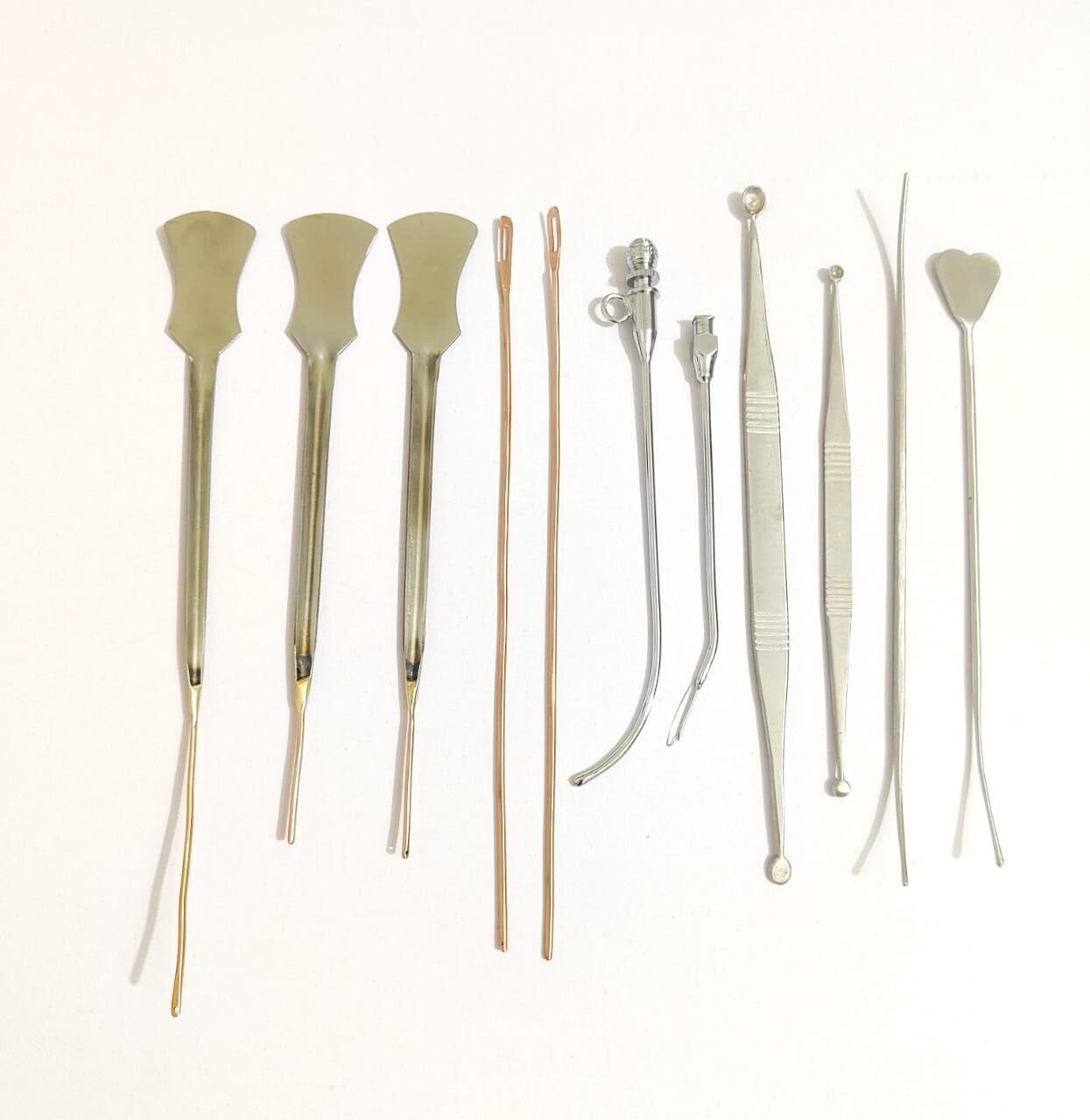 fistula probe full set pack of 11 stainless steel with copper malleable tip