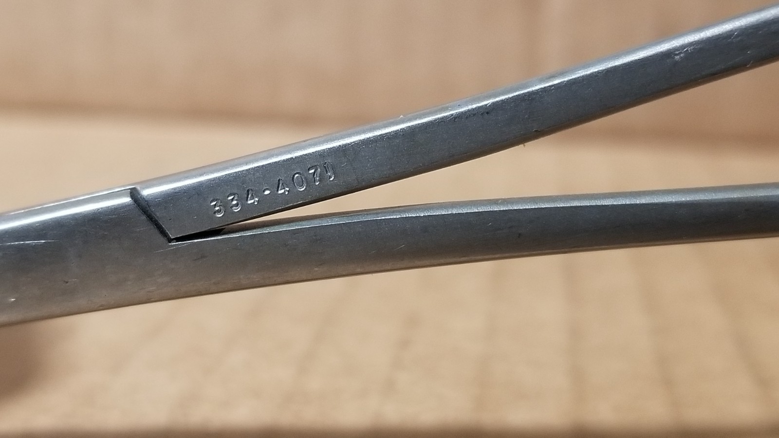 Vintage Codman Classic 334-4071 Stainless USA Surgical Curved Forceps VGC