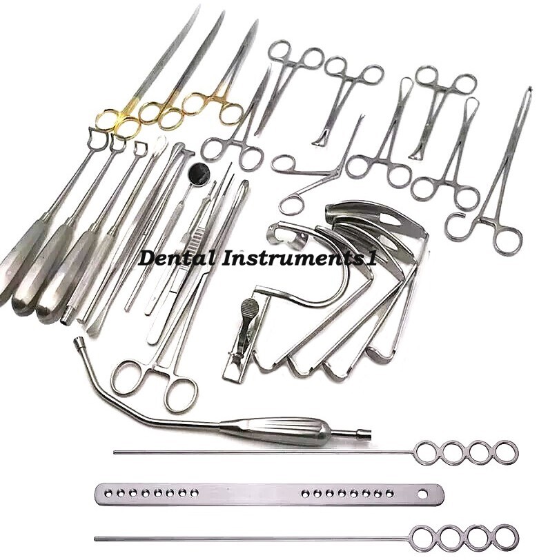 Tonsillectomy and Adenoidectomy 30 Pcs Set Surgical Instruments