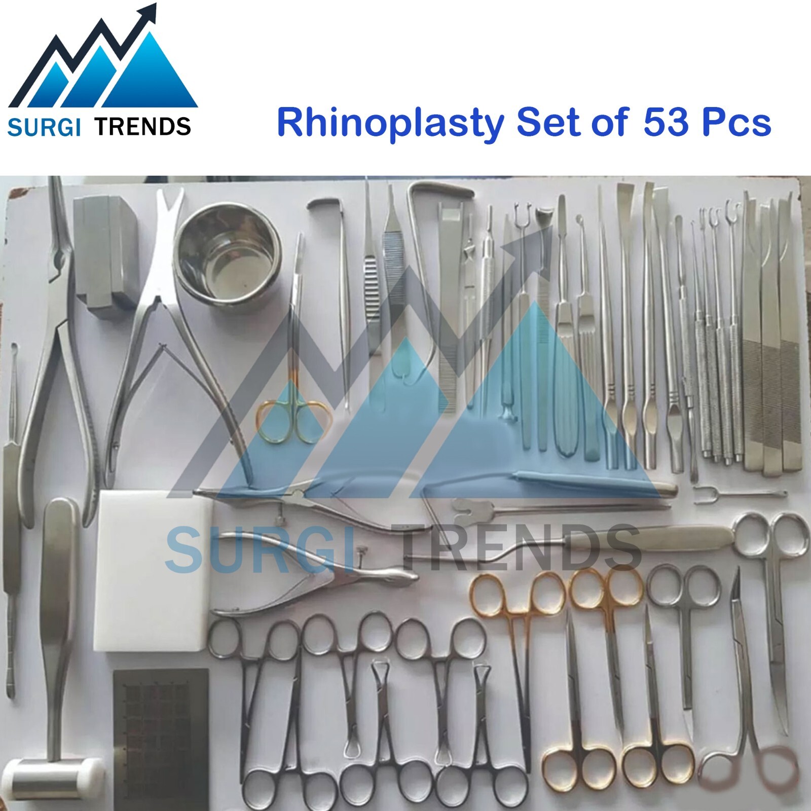 Rhinoplasty Set of 53 Pcs Nose Surgery & Plastic Surgery Instruments Tool Set