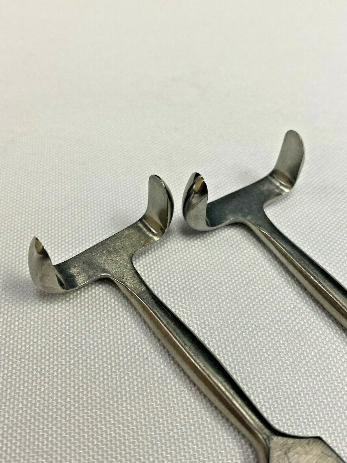 Lot of 2 Pilling Weck 343164 Plenk-Matson Raspatories Thoracic Orthopedic 8 3/4″
