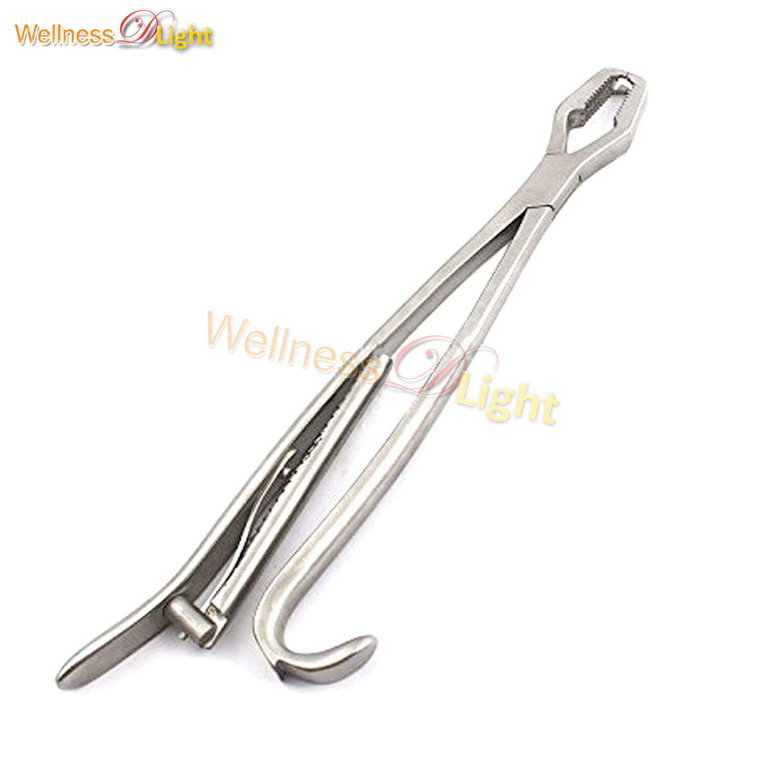LANE Bone Holding Forceps 13″ With Ratchet Orthopedic Surgical Instruments