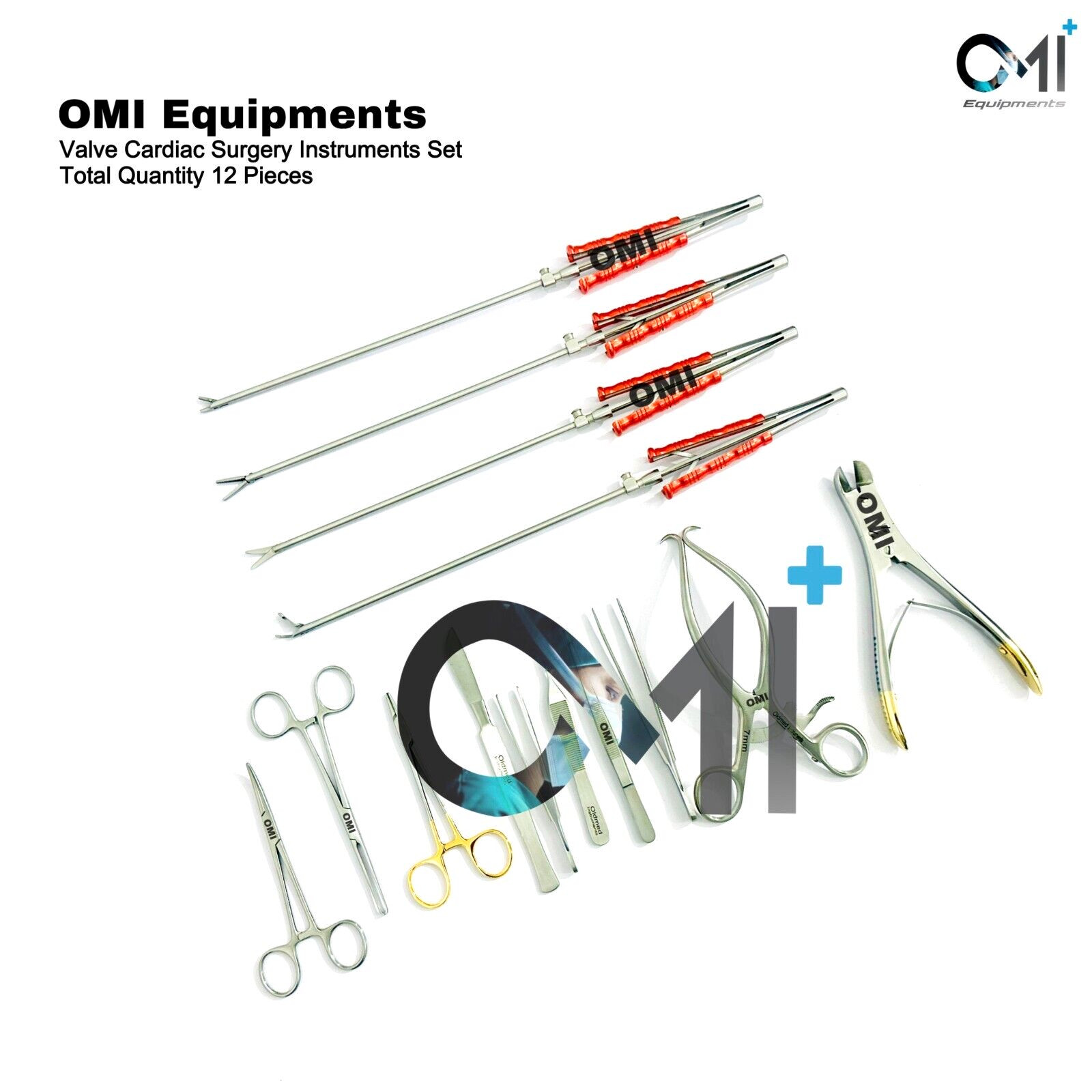 Valve Cardiac Surgery Premium Quality 12pcs Surgical Instruments Set