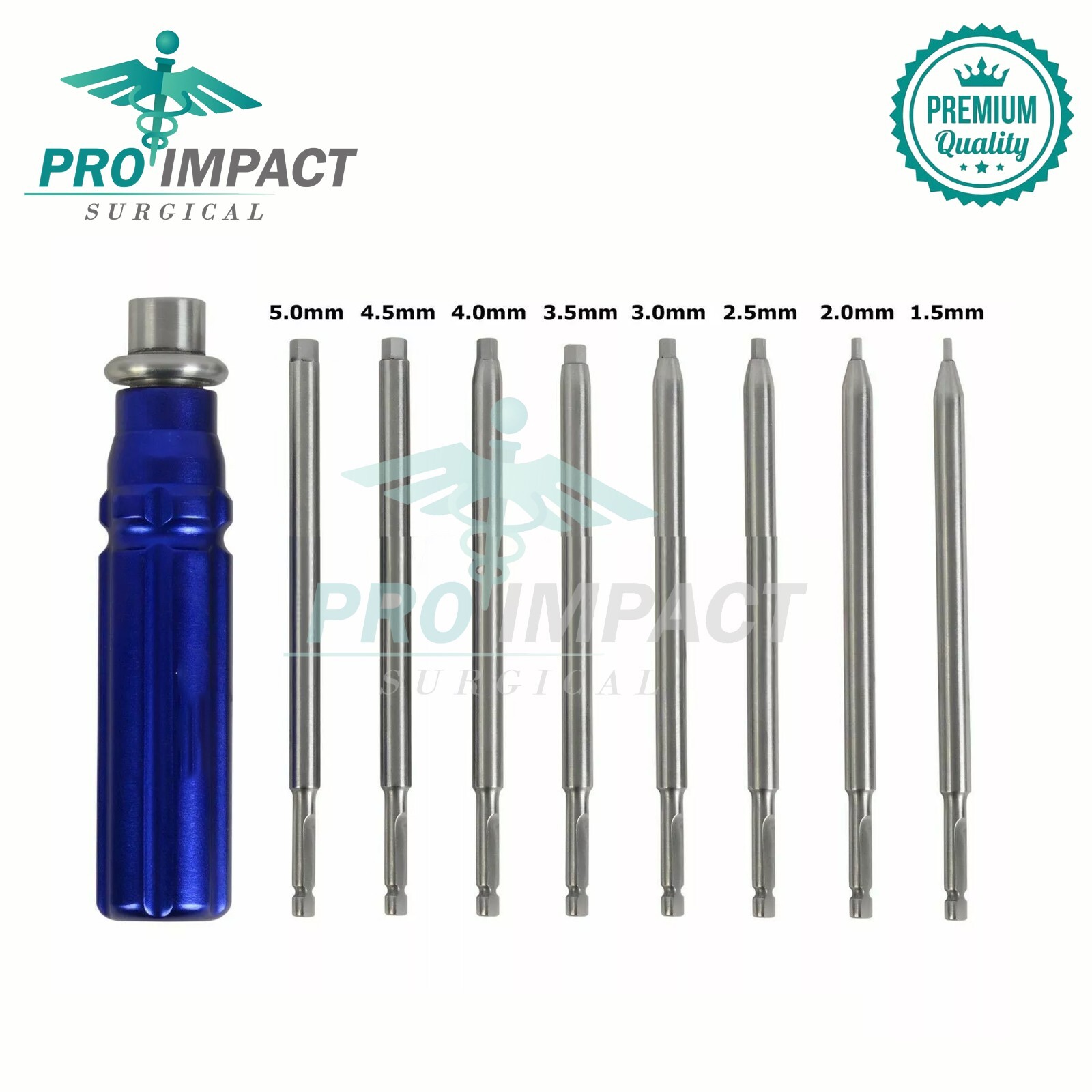 Orthopedic Bone Screwdriver set With Quick Coupling handle Surgical Instruments