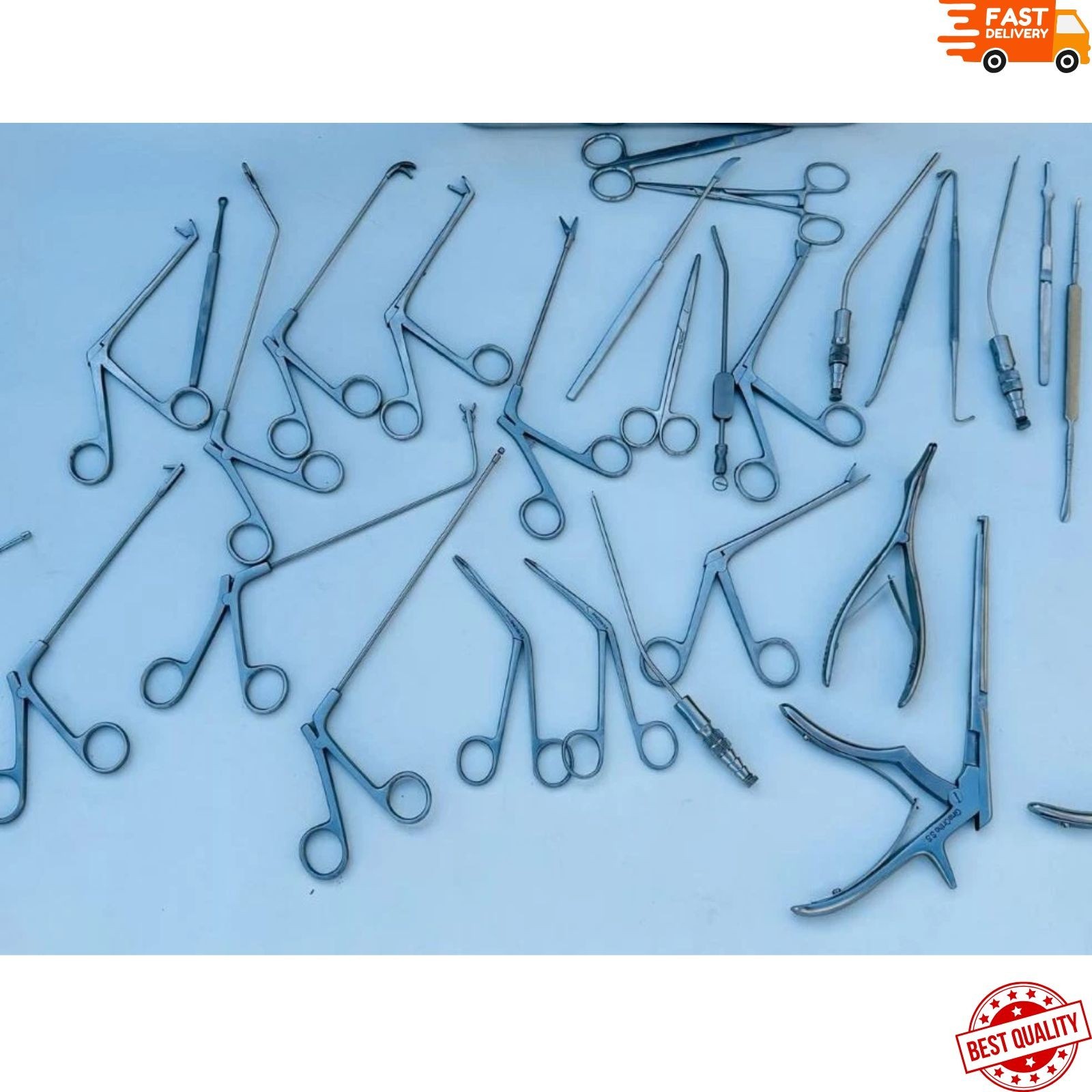 FESS Sinus Surgery Instruments Set German Steel ENT Endoscopic Surgical Kit