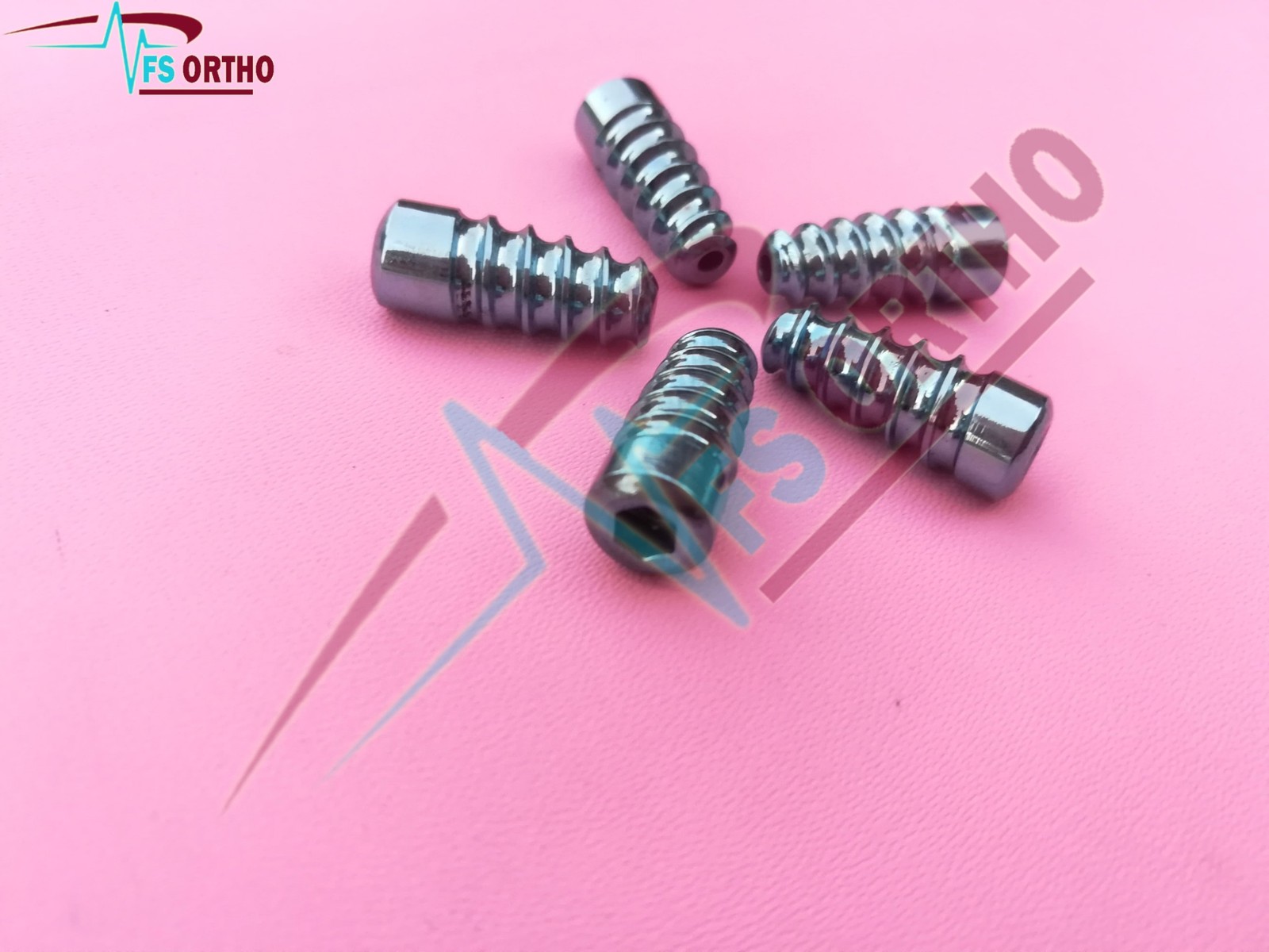 Interference-ACL Screws Dia: 10mm (Length 20 to 35mm) , 51Pcs (Titanium grade 5)
