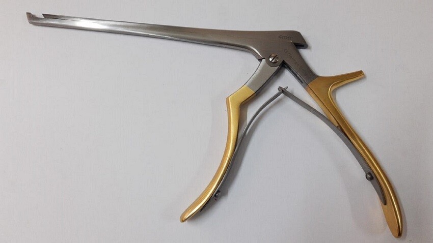 Kerrison Punch Faris smithSet5Pcs up bite45Degree 7inch Shaft SurgicalInstrument
