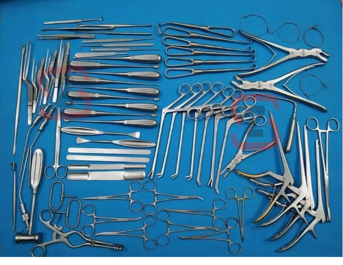 Basic Craniotomy & Laminectomy Surgical Orthopedic Spinal Instruments 78 pcs set