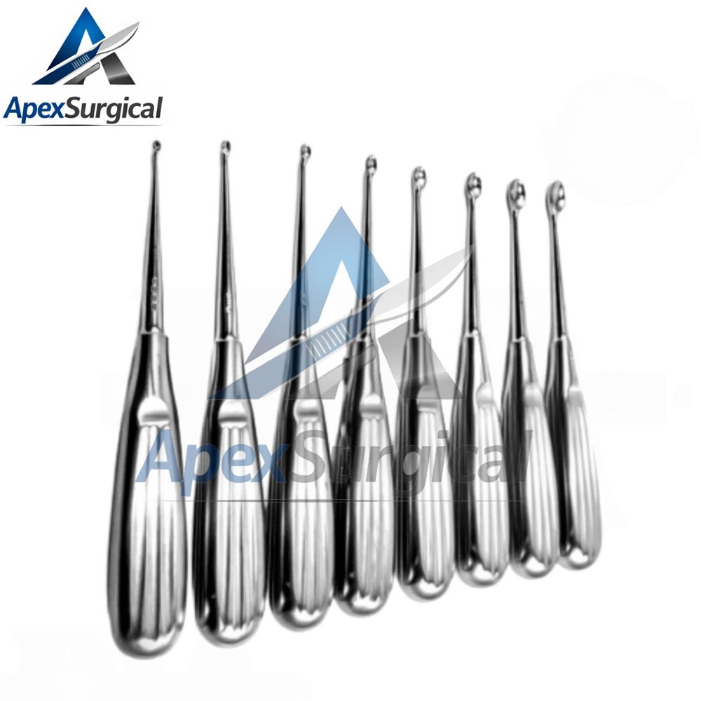Volkmann Bone Curettes Set of 8 Pcs Orthopedic Surgical Instruments
