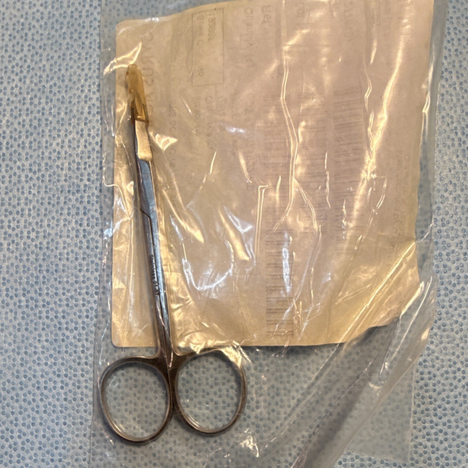 Gyrus ACMI Iris Scissors CVD 5.5IN Surgical Instrument. 277610. Orthopedics.