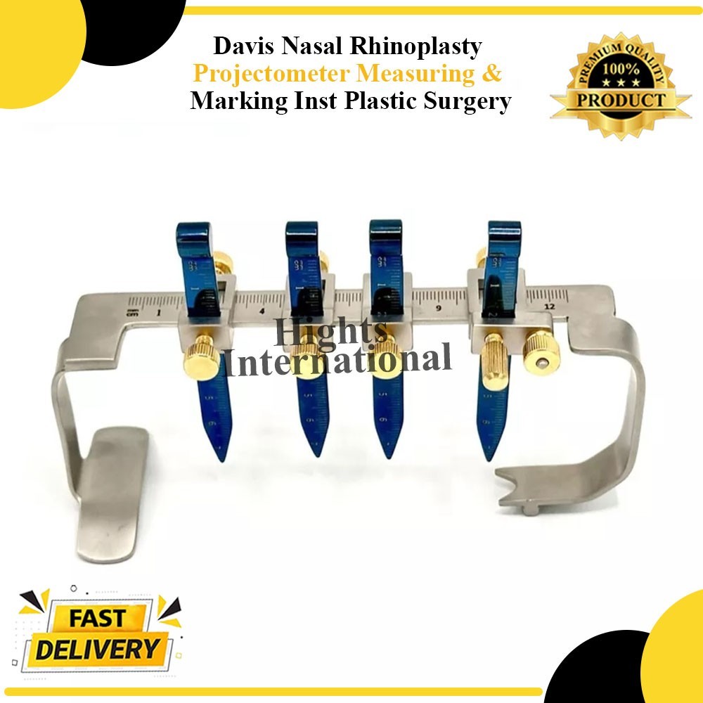 Davis Nasal Rhinoplasty Projectometer Measuring & Marking Inst Plastic Surgery