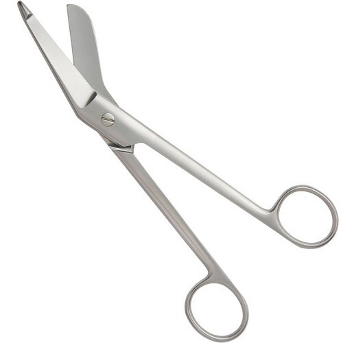 Set of 6 Lister Bandage Scissor, 5.1/2″, Extra Fine Blades, Premium, Stainless