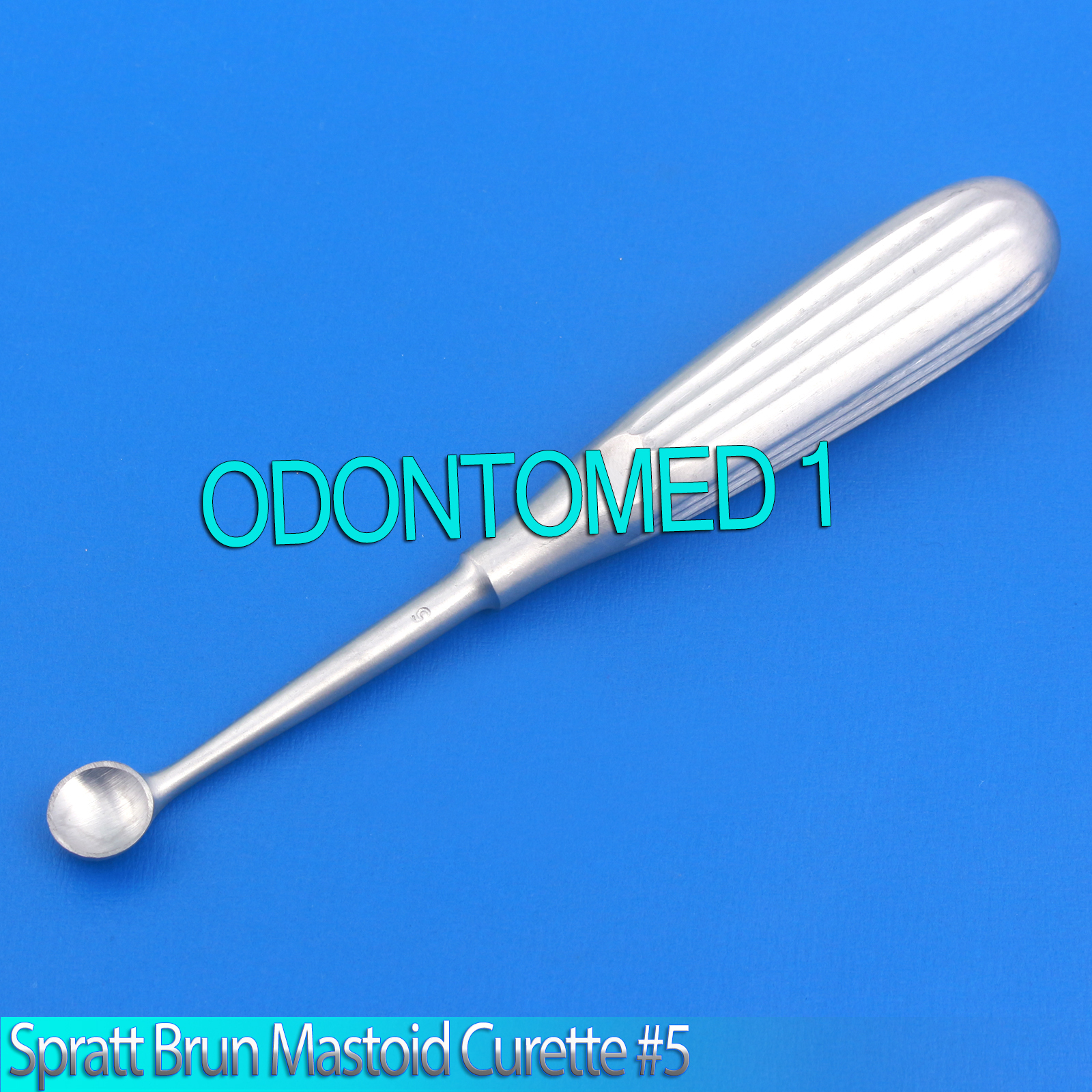 SPRATT BRUN MASTOID CURETTE #5 Surgical Ear Instrument