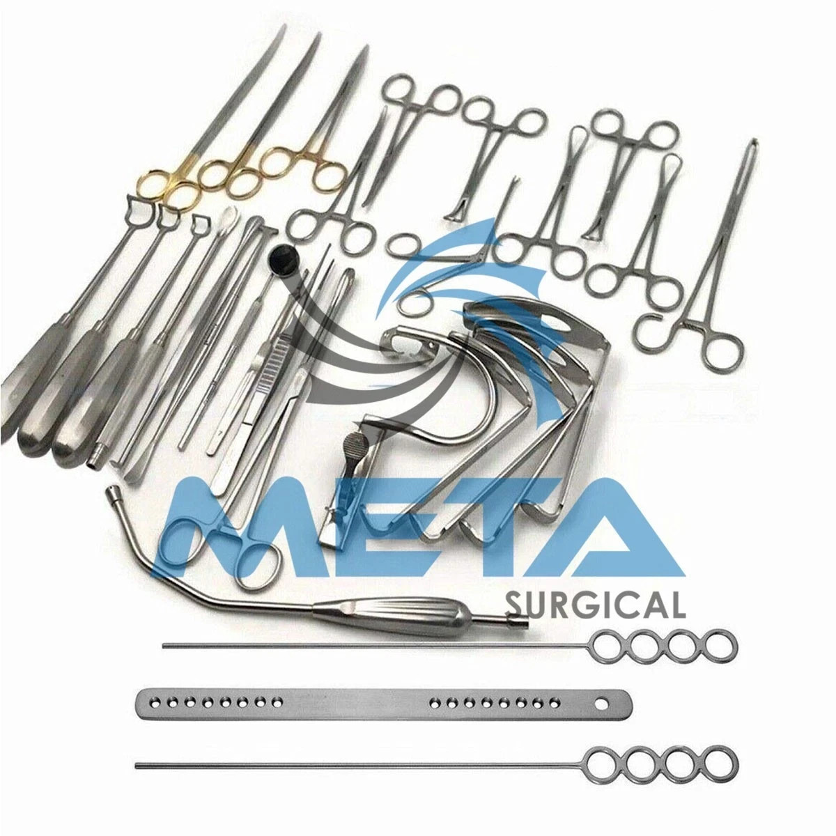 New Tonsillectomy and Adenoidectomy 30 pcs Set Surgical Instruments Kit
