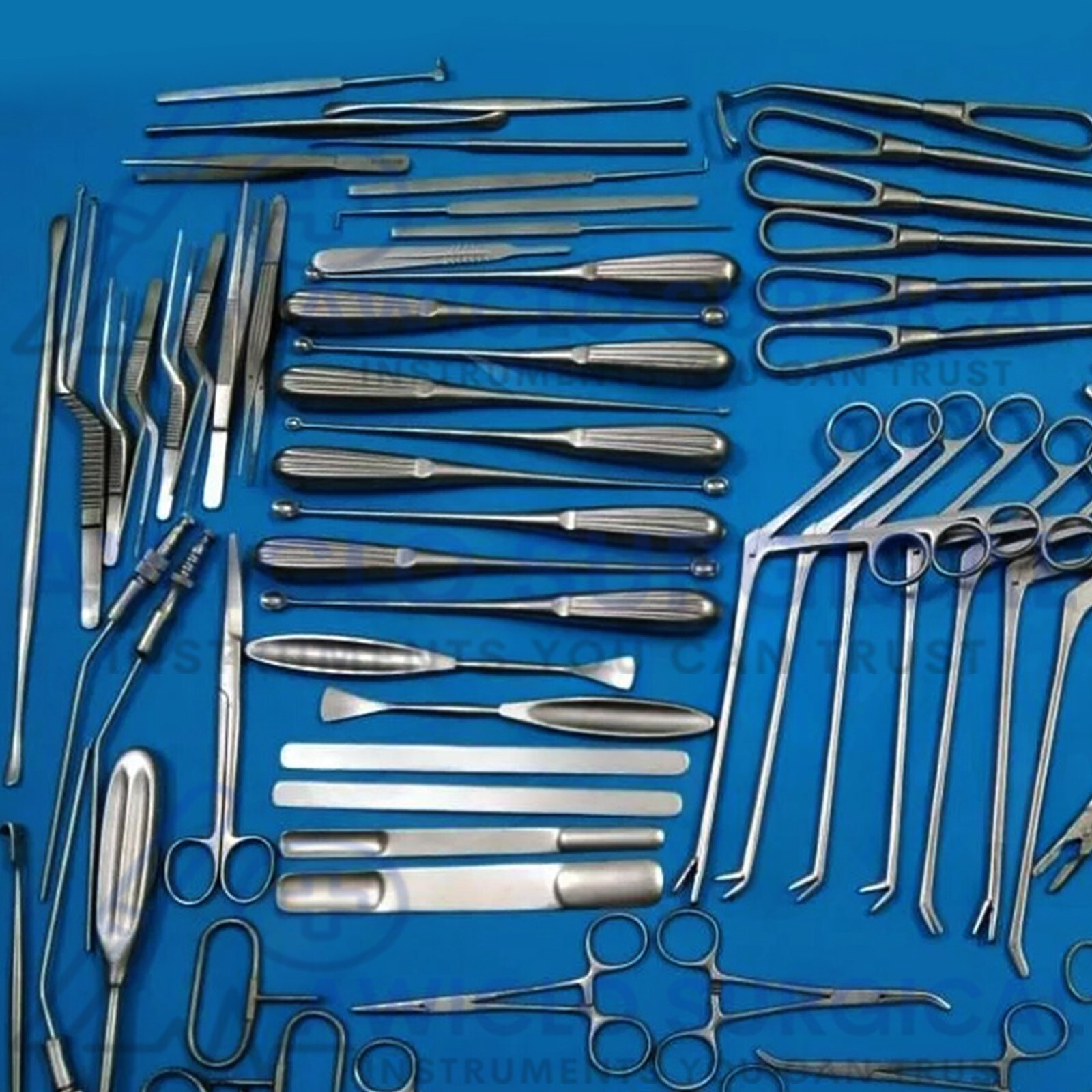 Laminectomy Surgical Orthopedic Spinal Instruments Set 78 Pcs