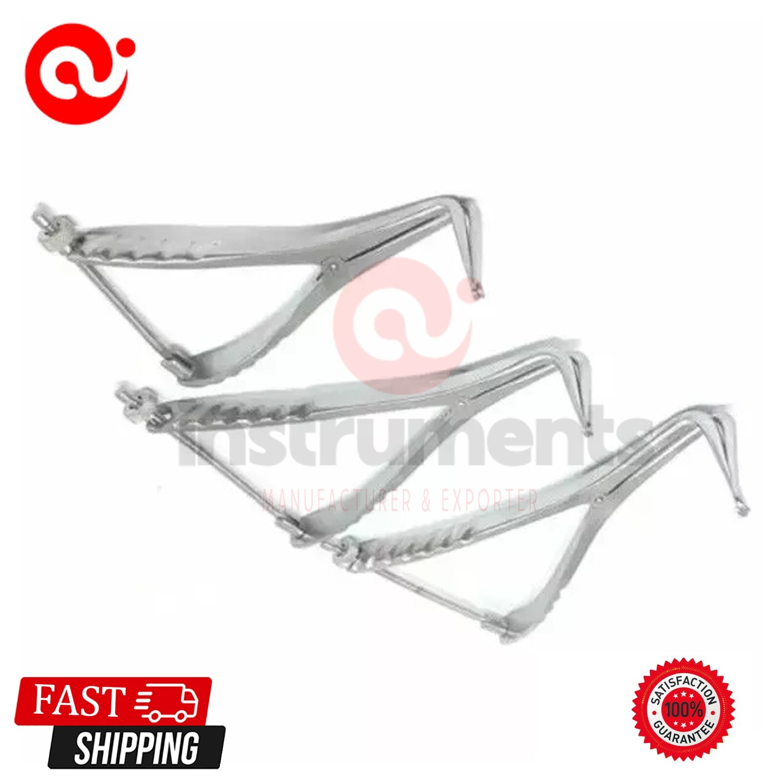 Stifle Distractor with Spinlock 15cm,19cm,21cm orthopedic Instrument 3pcs set Ai