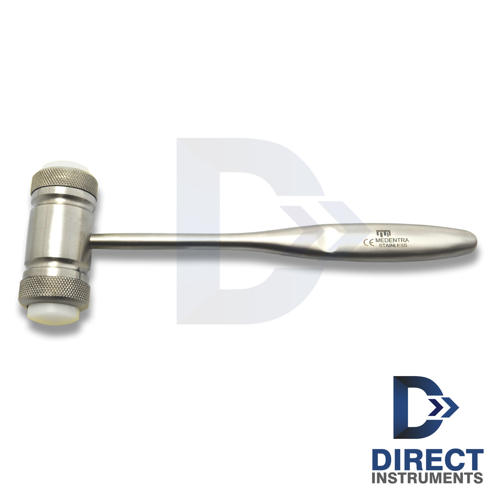 Dental Bone Mallet Hammer Implant Surgery Bone Grafting Crusher Mead Nylon Heads