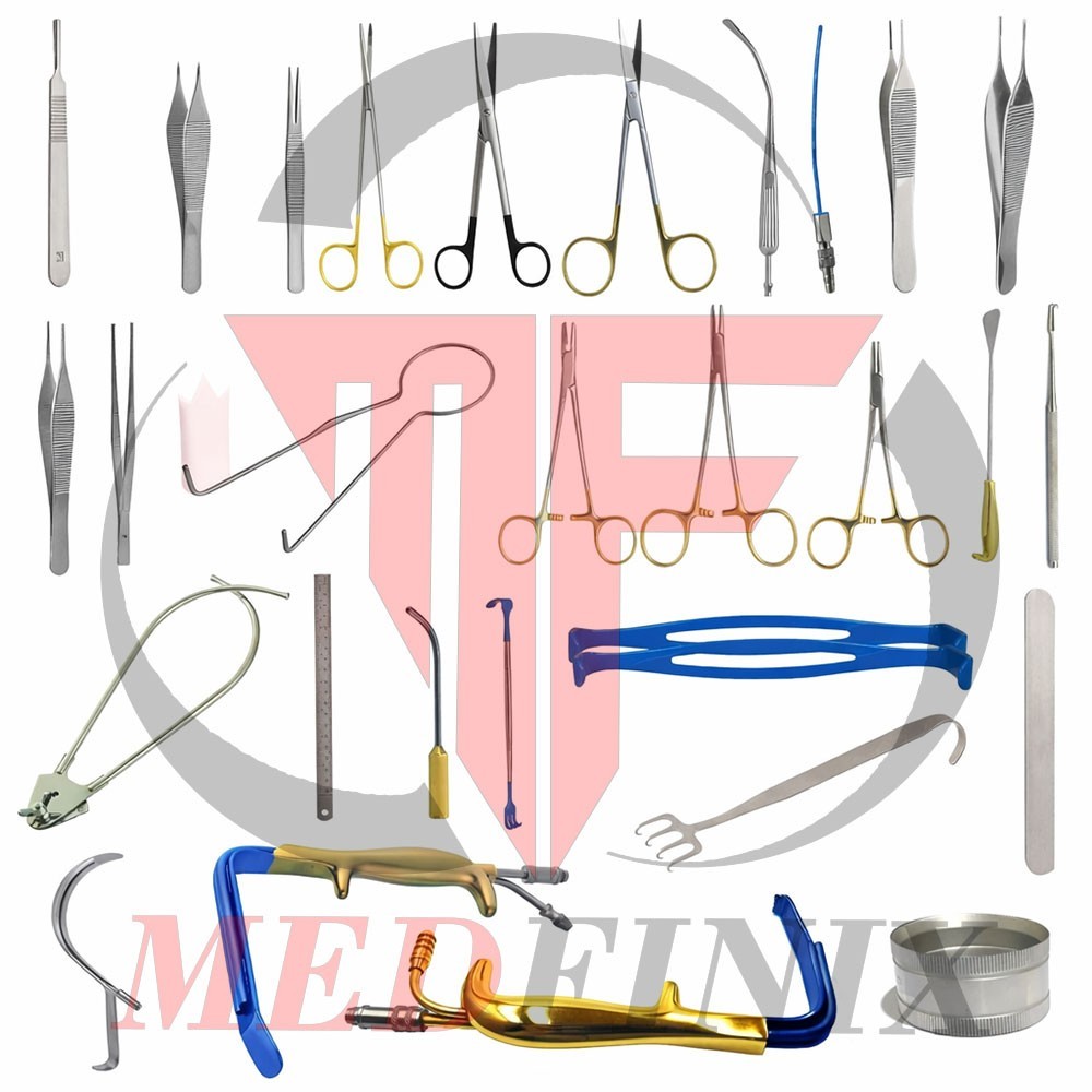 Breast Augmentation Set Of 38 Pcs , Plastic Surgery, Surgical Instruments Set