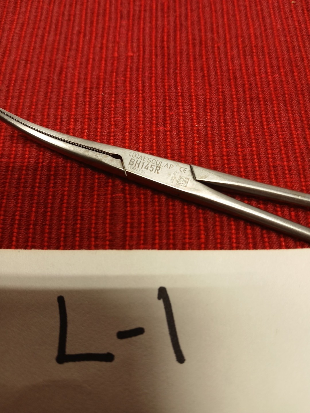 Aesculap REF BH145R, Crile Forceps Curved, 140mm