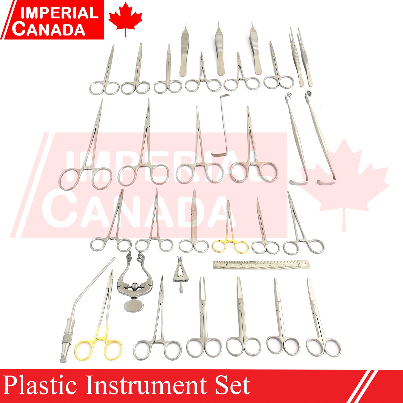 82 Pcs Plastic Instrument Set Cosmetic Surgery High-Quality Stainless DS-1702