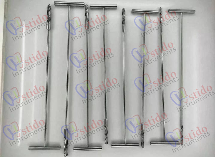 K Nail Reamer Solid Handle Surgical Orthopedic Instruments 8 PCS Premium Quality
