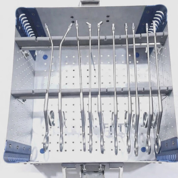 Arthroscopy Forceps Set of 10 Pcs With Sterilization Box Knee Arthroscopy