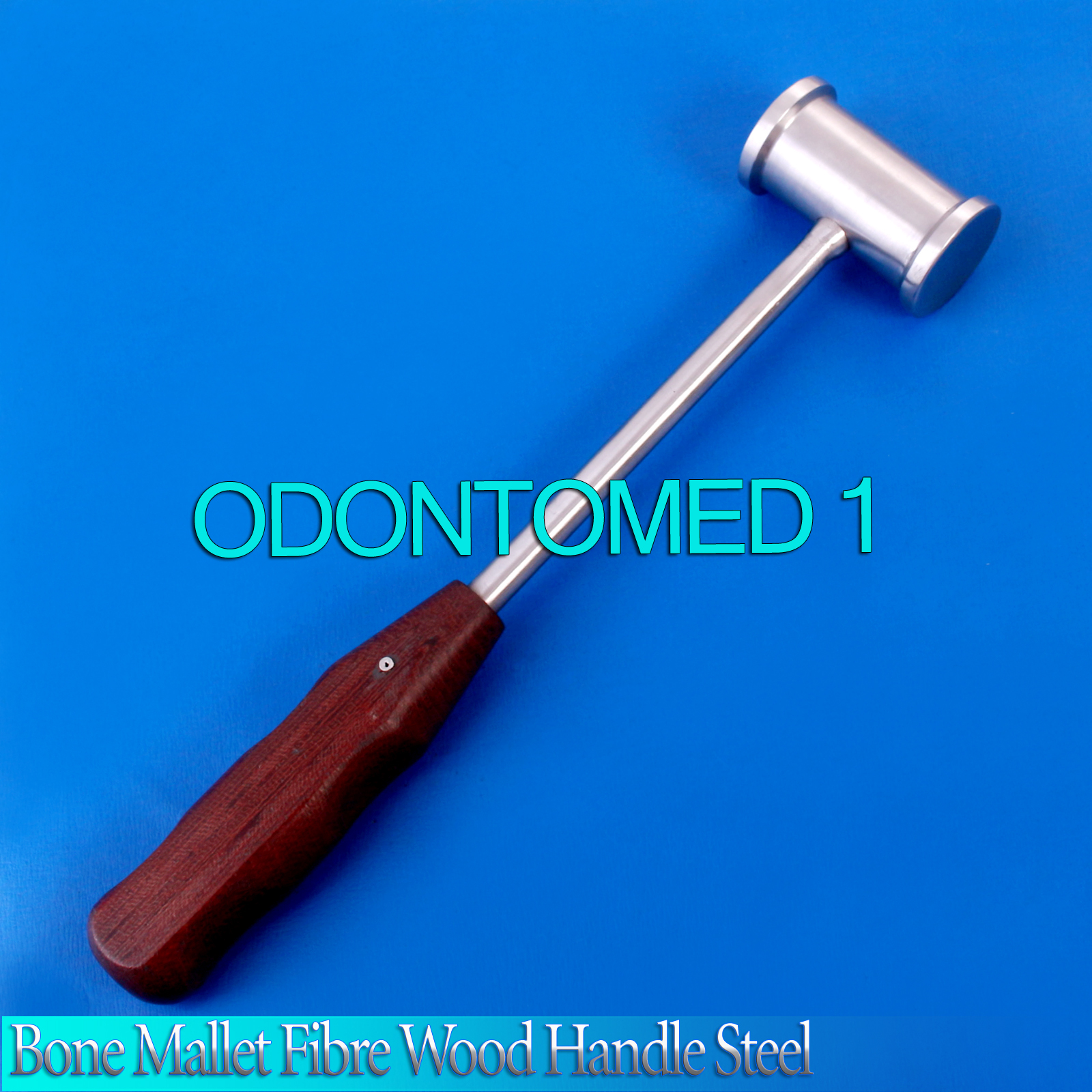 Bone Mallet Fibre Wood Handle Steel Orthopedic Surgical Instruments