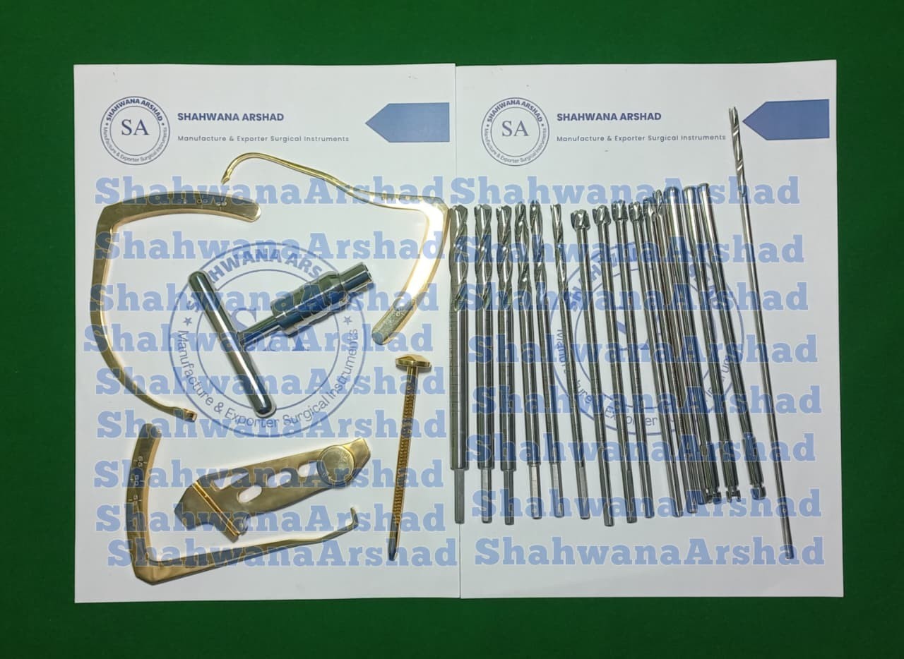 Knee ACL PCL Drill Guide System With Cannulated Tibial Reamers & Femoral Reamers