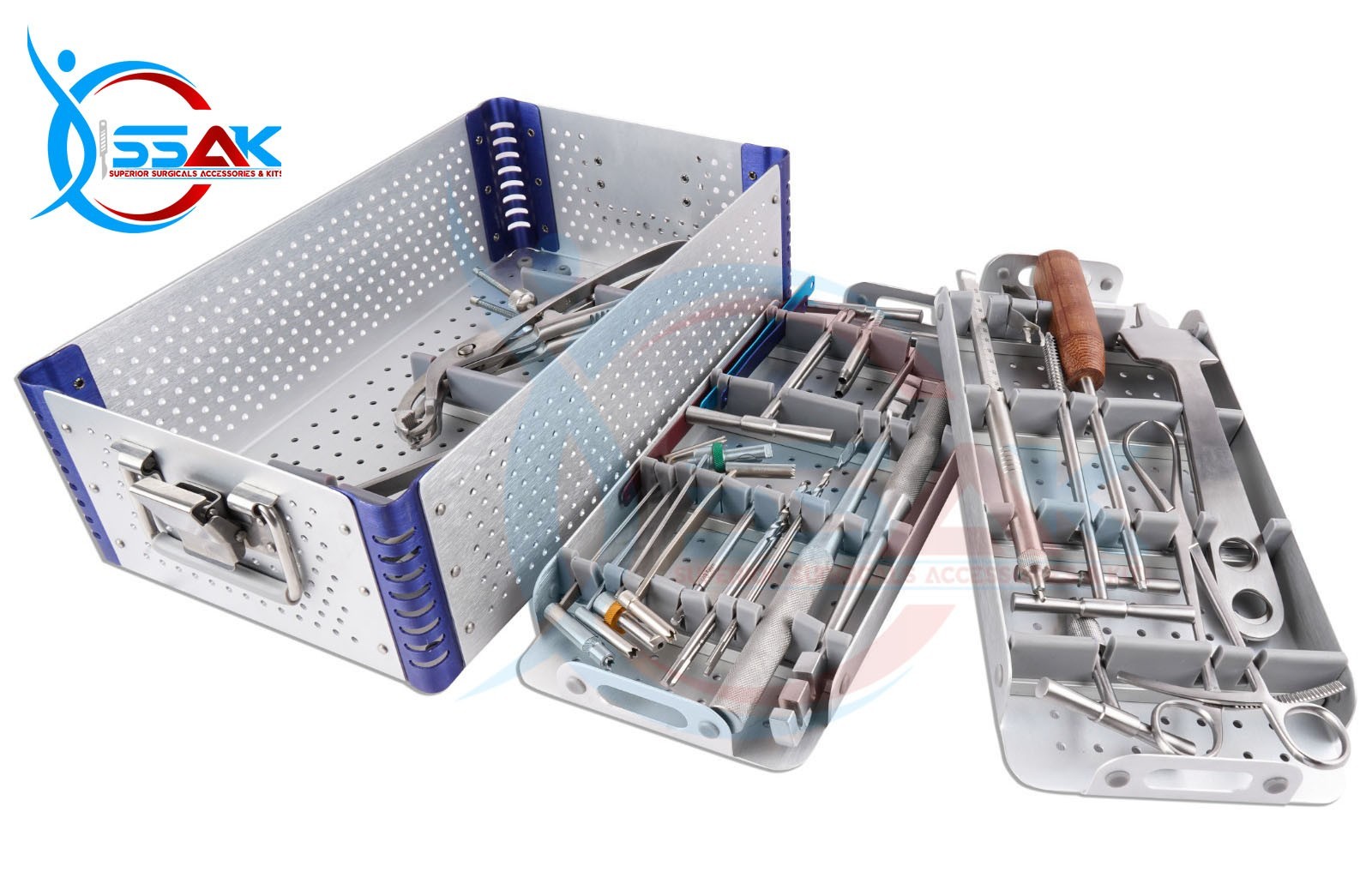 Large Fragment Orthopedics Instruments Sterilization Surgical Box Set 30 PCS A+