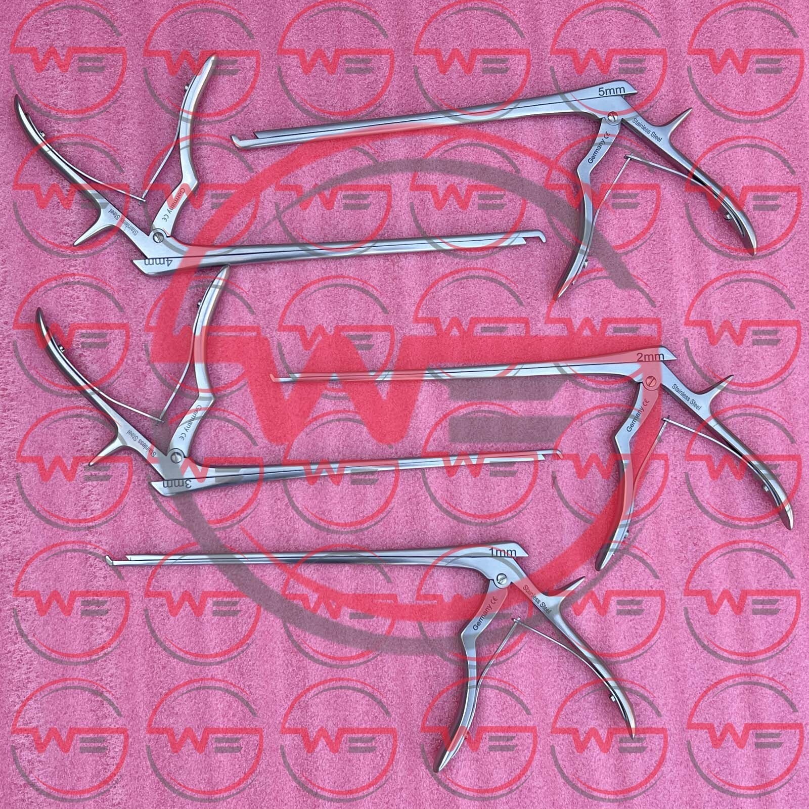 Kerrison Rongeur Set of 5 PCs 23 cm Surgical Bone Orthopedic Instruments Set