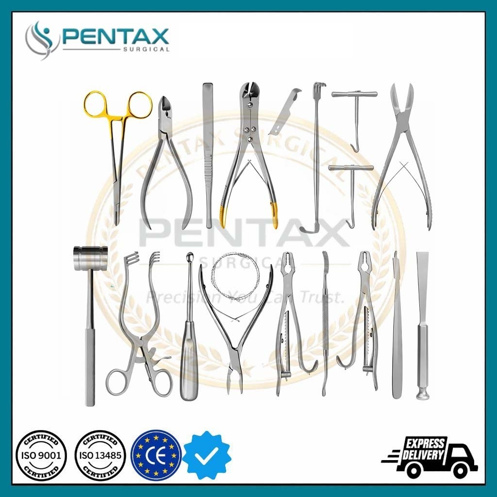 20 Instruments Veterinary Orthopedic Pack Surgical Stainless Steel German Grade
